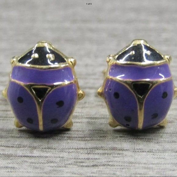 14KTGold Jewelry - Solid 14KT Gold Enamel Perfect Awesome